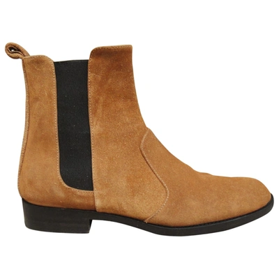 Pre-owned Michel Vivien Ankle Boots In Brown