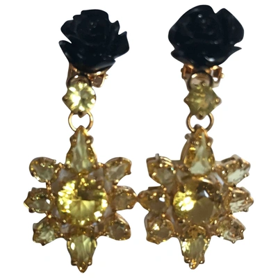 Pre-owned Prada Earrings In Gold