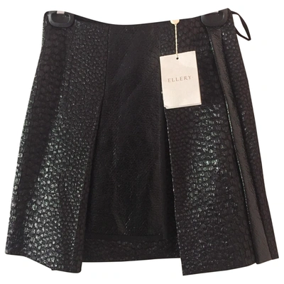 Pre-owned Ellery Mini Skirt In Black