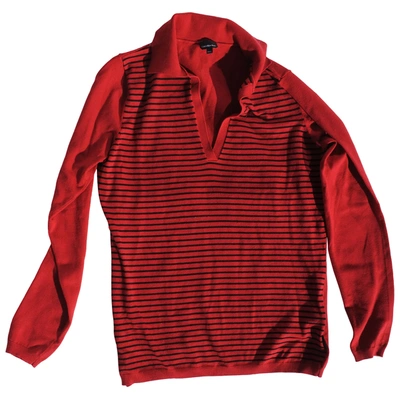 Pre-owned Calvin Klein Jumper In Red