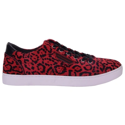Pre-owned Dolce & Gabbana Low Trainers In Red