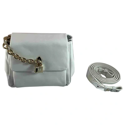 Pre-owned Patrizia Pepe Leather Crossbody Bag In White