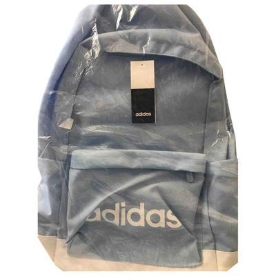 Pre-owned Adidas Originals Blue Backpack