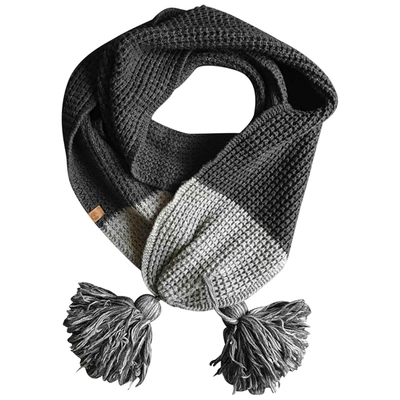 Pre-owned Timberland Cashmere Scarf In Grey
