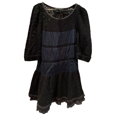 Pre-owned Marc By Marc Jacobs Mini Dress In Black