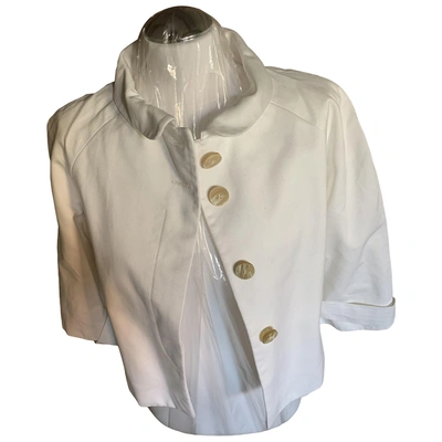 Pre-owned Tonello Short Vest In White