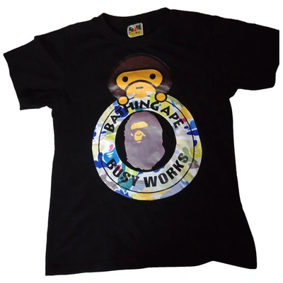 Pre-owned A Bathing Ape Black Cotton T-shirt