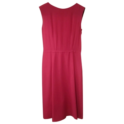 Pre-owned Nina Ricci Silk Mid-length Dress In Pink
