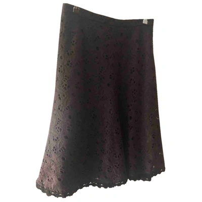 Pre-owned Dolce & Gabbana Wool Mid-length Skirt In Brown