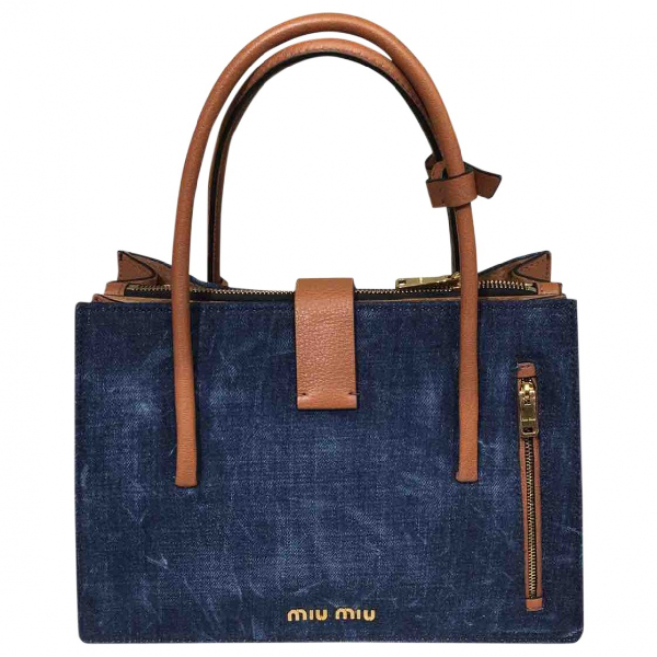 miu miu denim clutch