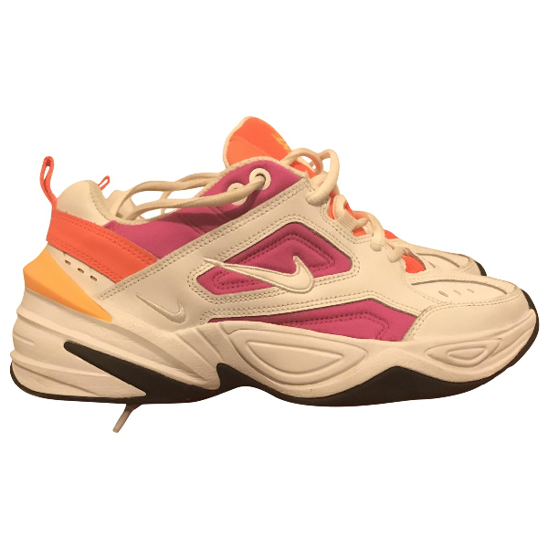 m2k tekno leather and mesh sneakers