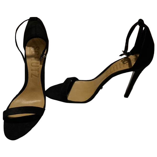 gaela heel in black schutz