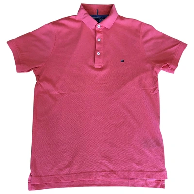 Pre-owned Tommy Hilfiger Polo Shirt In Pink