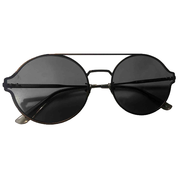 Pre-owned Bottega Veneta Anthracite Metal Sunglasses | ModeSens
