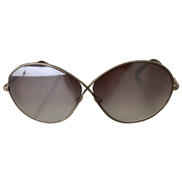 Pre-owned Tom Ford Gold Metal Sunglasses | ModeSens