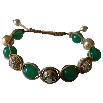 Pre-owned Nialaya Silver Bracelet In Green
