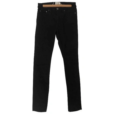 Pre-owned Acne Studios Skin 5 Slim Jeans In Black