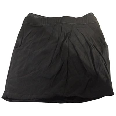 Pre-owned The Kooples Mini Skirt In Black