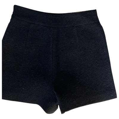 Pre-owned Maje Fall Winter 2019 Black Wool Shorts