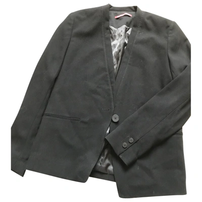 Pre-owned Comptoir Des Cotonniers Black Synthetic Jacket