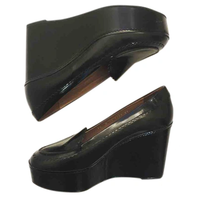 Pre-owned Carven Black Leather Heels