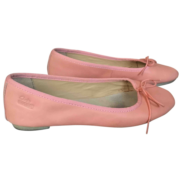 clarks pink flats