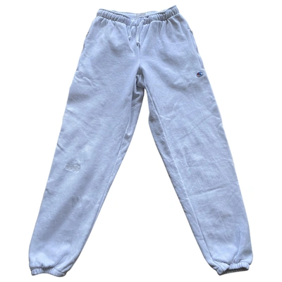 Pre-owned Vetements Trousers In White