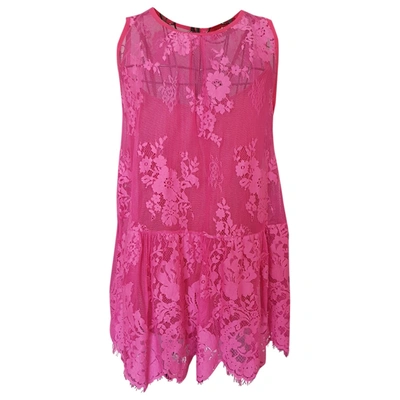 Pre-owned Aniye By Lace Tunic In Pink