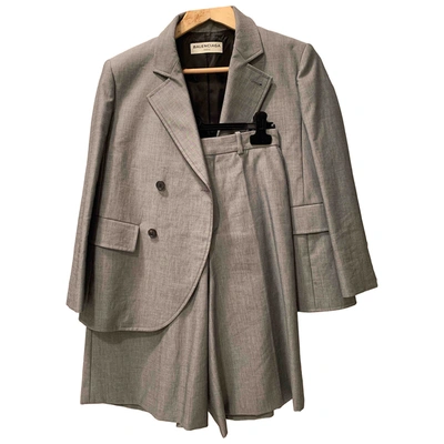 Pre-owned Balenciaga Short Vest In Grey