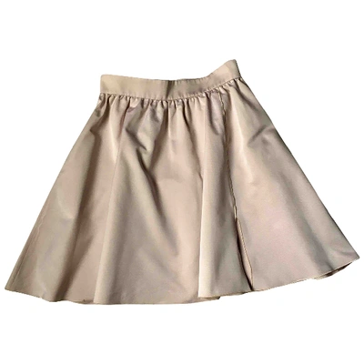 Pre-owned Paule Ka Mid-length Skirt In Pink