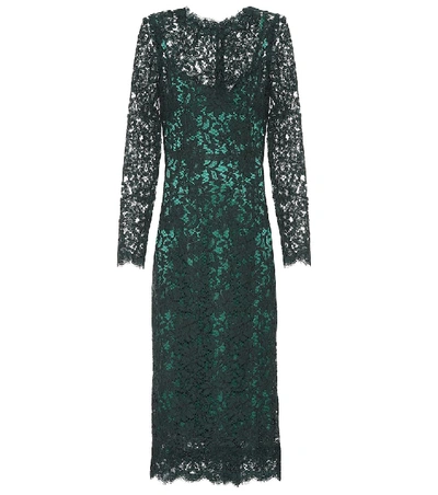 Dolce & Gabbana Cotton-blend Lace Dress In Female