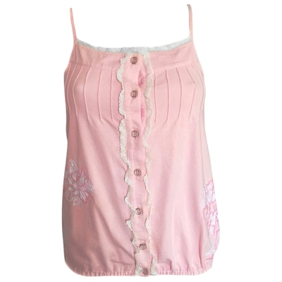 Pre-owned Roberto Cavalli Camisole In Pink