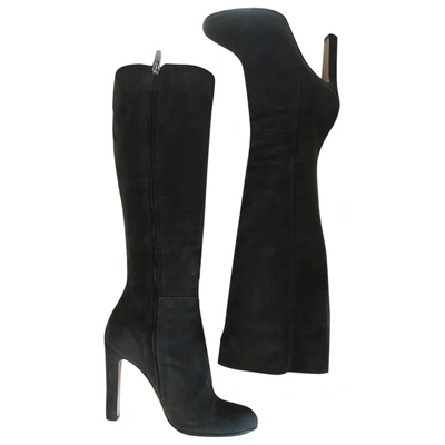 Pre-owned Gianvito Rossi Boots In Anthracite