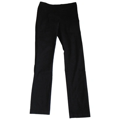 Pre-owned Fendi Slim Pants In Black