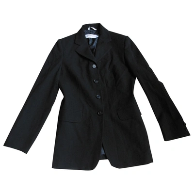 Pre-owned Charles Jourdan Wool Blazer In Black