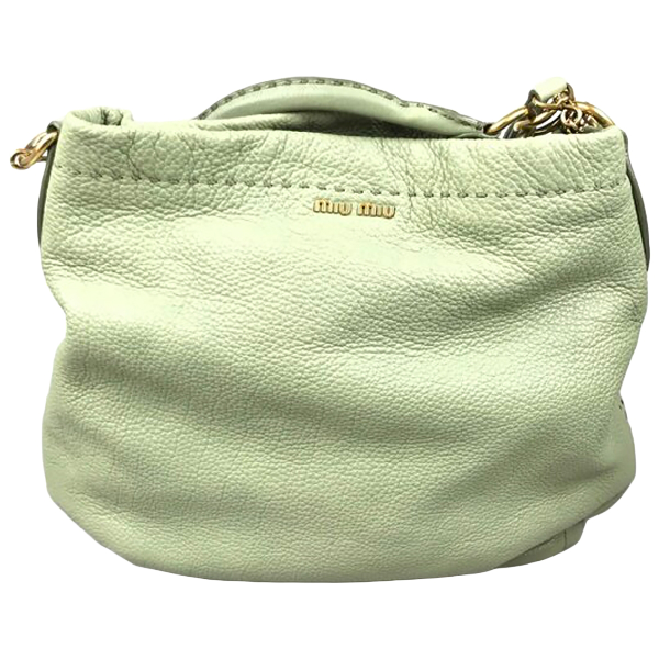 green miu miu bag