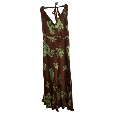 Pre-owned Hartford Silk Mid-length Dress In Other