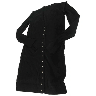 Pre-owned Balenciaga Wool Cardigan In Black