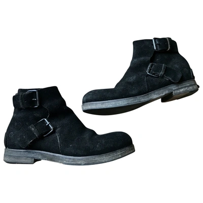 Pre-owned Marsèll Biker Boots In Black