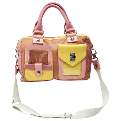 Pre-owned Sonia By Sonia Rykiel Leather Bowling Bag In Multicolour