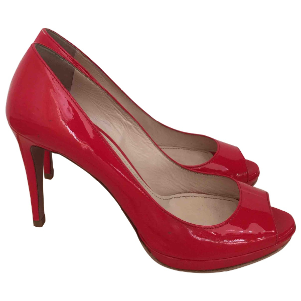 prada heels red