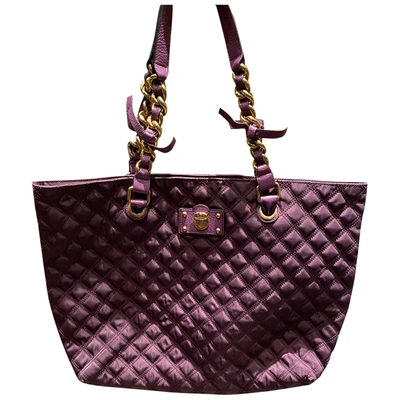 Pre-owned Marc Jacobs Cloth Handbag In Purple