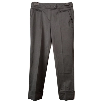 Pre-owned Marella Straight Trousers In Brown