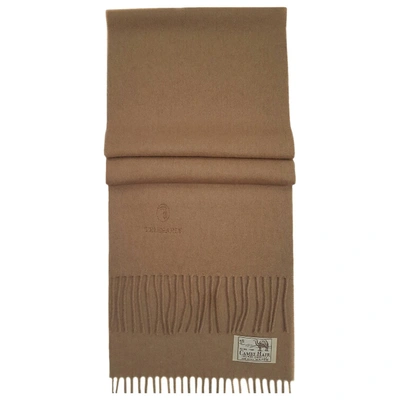 Pre-owned Trussardi Scarf In Camel
