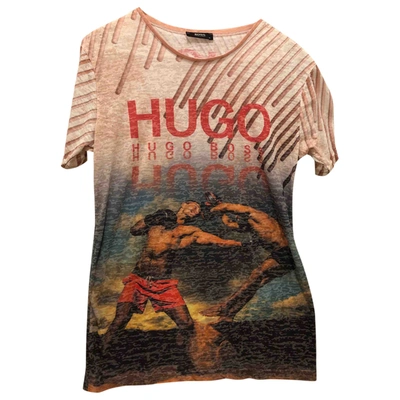 Pre-owned Hugo Boss Multicolour Cotton T-shirt