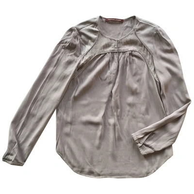 Pre-owned Comptoir Des Cotonniers Grey Viscose Top