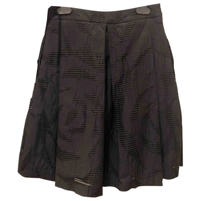 Pre-owned P.a.r.o.s.h Mid-length Skirt In Black