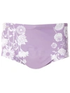 Amir Slama Printed Trunks In Purple