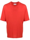 Ami Alexandre Mattiussi T-shirt In Red Cotton