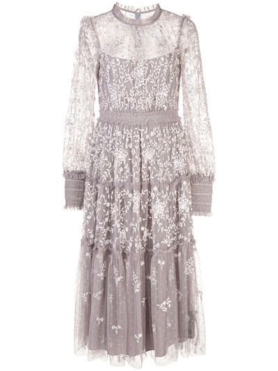 needle and thread floral embroidered dress Blushing Floral Gown | Liylah